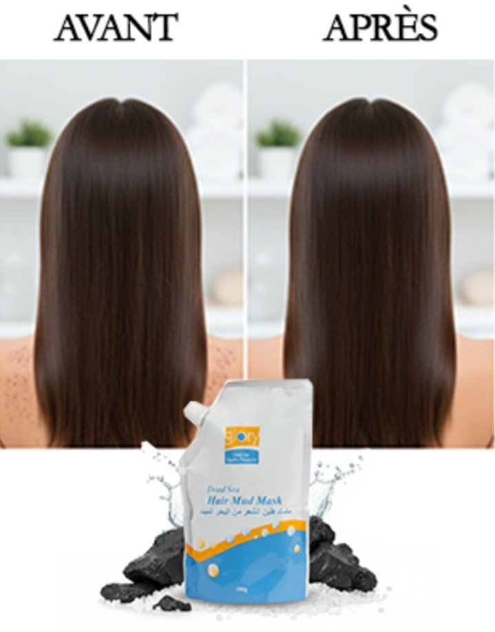 MASQUE CAPILAIRE BOUE POUR CHEVEUX TRAITEMENT 500GR