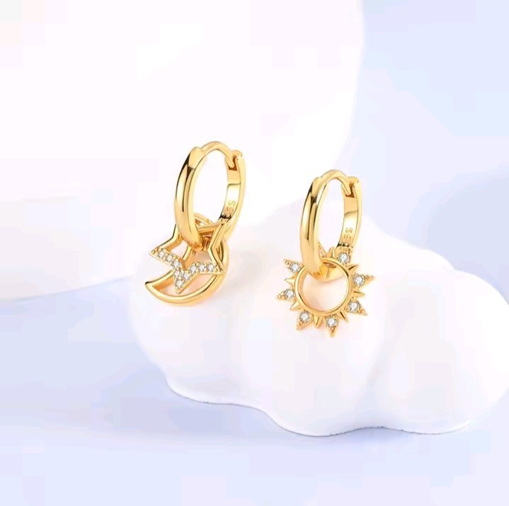 BOUCLE D OREILLE EN ARGENT STERLING S925 