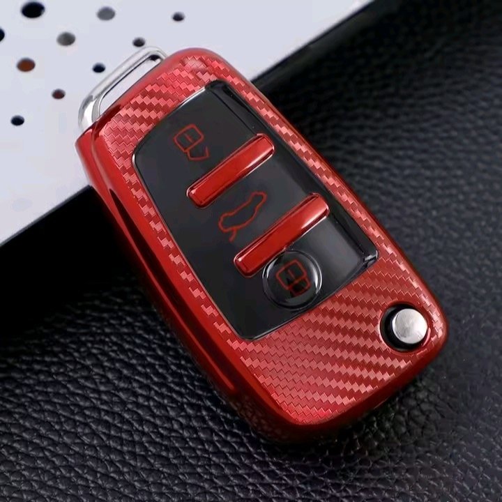 COQUE EN FIBRE DE CARBONE POUR CLEF DE VOITURE AUDI