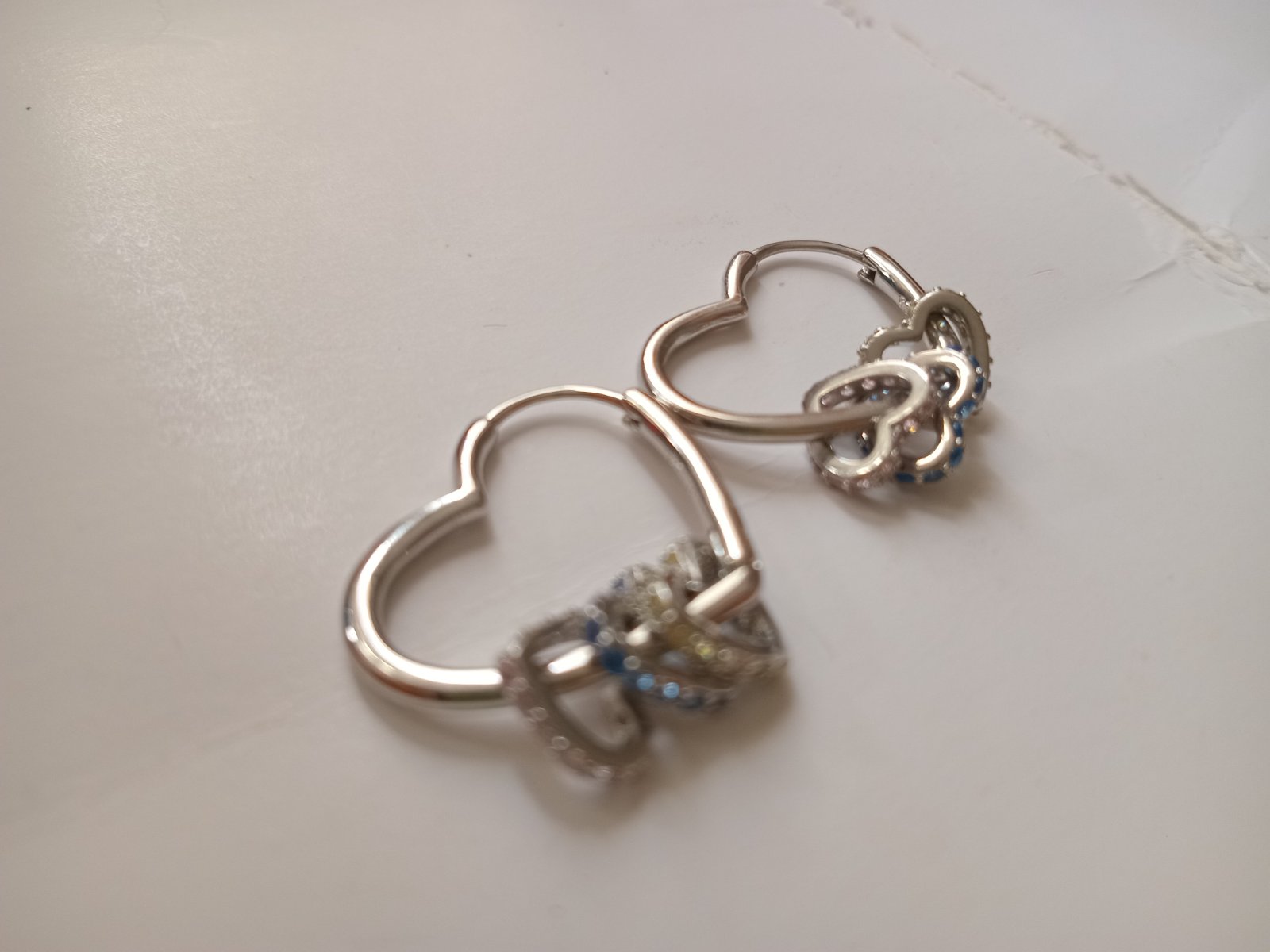 BOUCLE D OREILLE EN ARGENT STERLING S925 