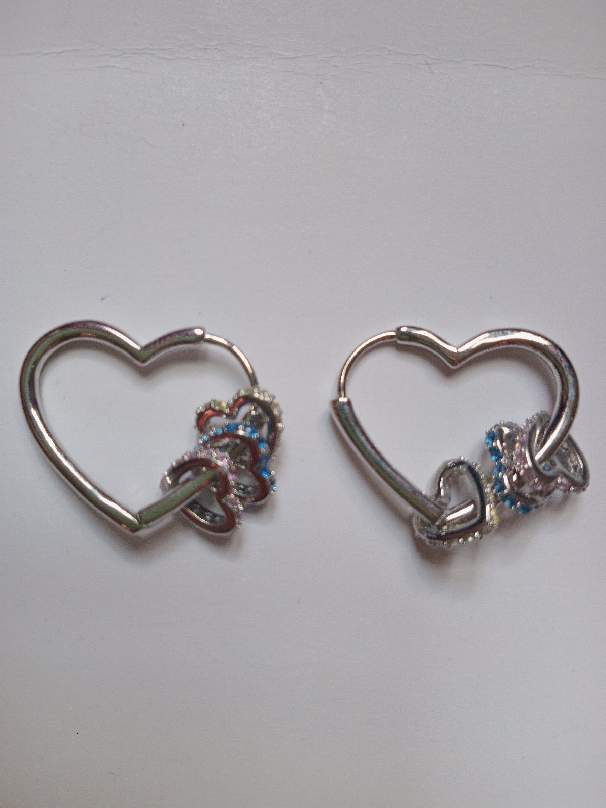 BOUCLE D OREILLE EN ARGENT STERLING S925 