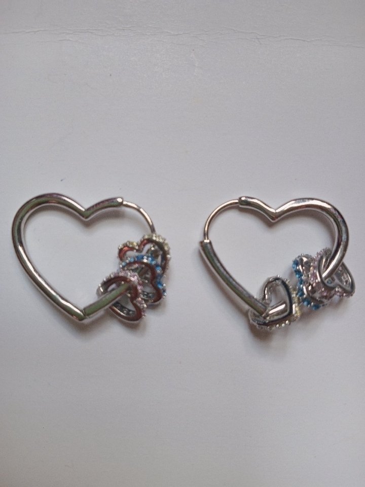 BOUCLE D OREILLE EN ARGENT STERLING S925 