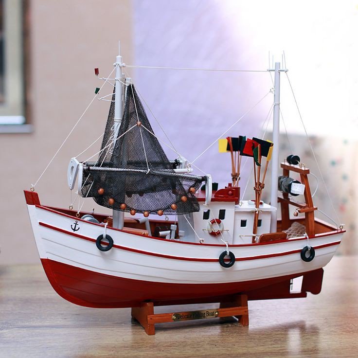 BATEAU DECORD FABRIQUER EN BOIT A MAIN SUR COMANDE PREND 4 JOURS 