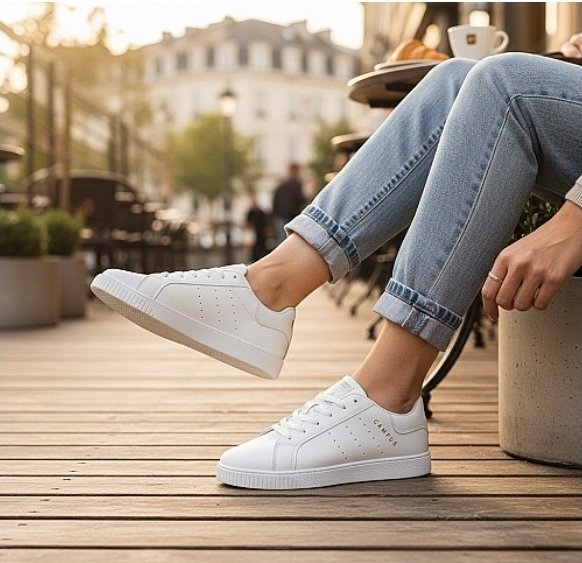 BASKET CONFORT BLANCHE CAMPUS TOUT POINTURE DISPONIBLE. MERCI DE MAITRE LA POINTURE EN COMENTER
