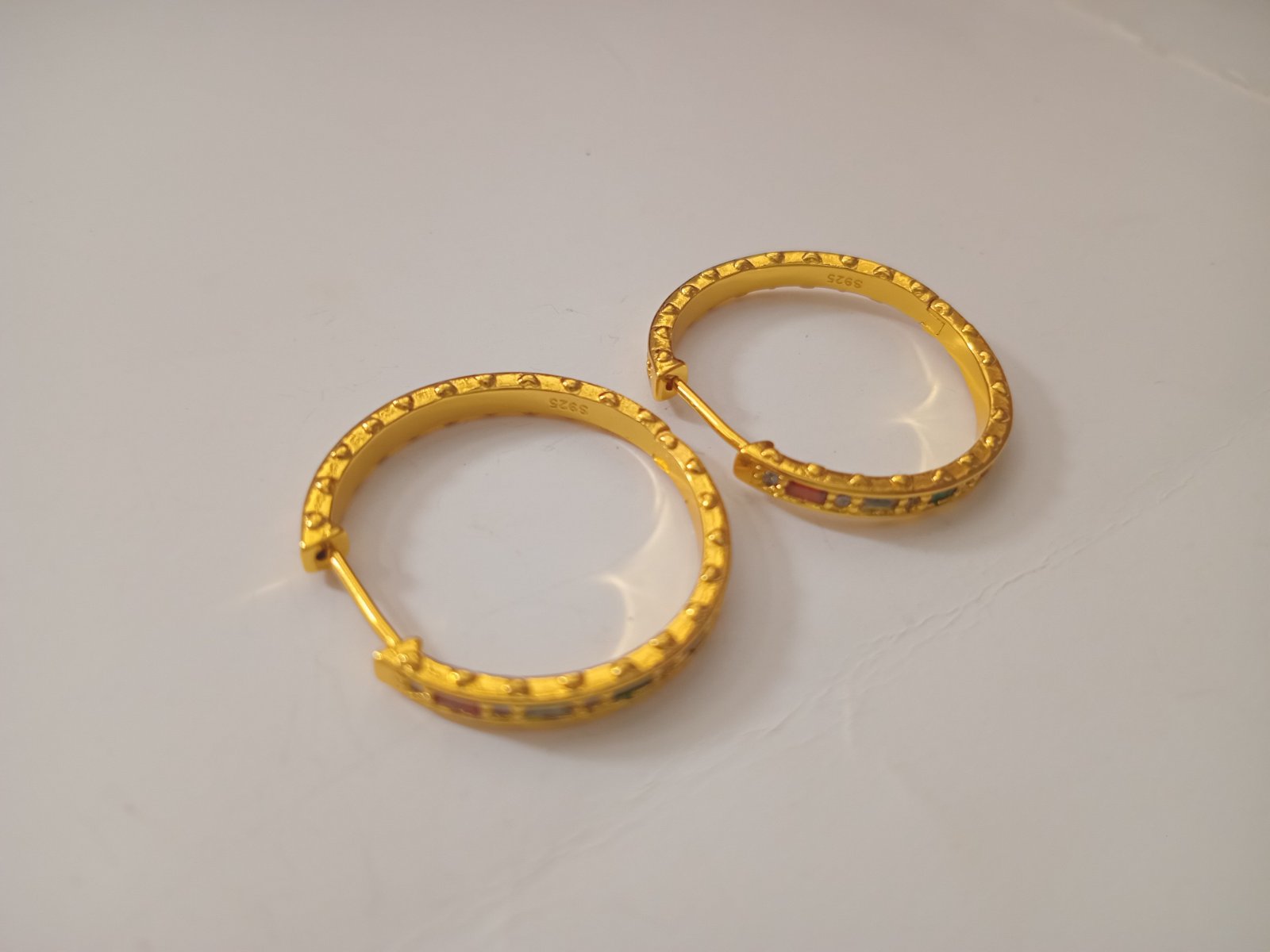 BOUCLE D OREILLE EN ARGENT STERLING S925 