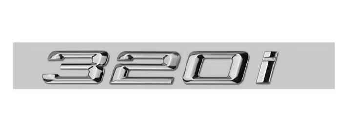 EMBLEM 320I POUR VOITURE BMW 