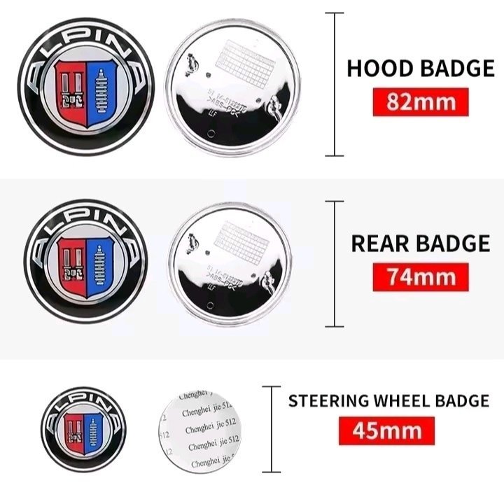 EMBLEME POUR VOITURE BMW ALPINA 
