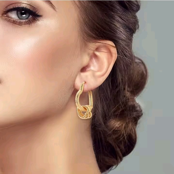 BOUCLE D OREILLE EN ARGENT STERLING S925 