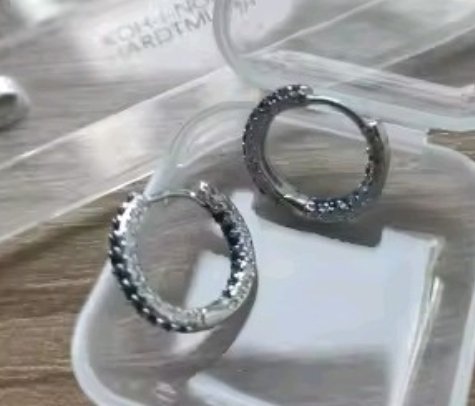 BOUCLE D OREILLE EN ARGENT STERLING S925 
