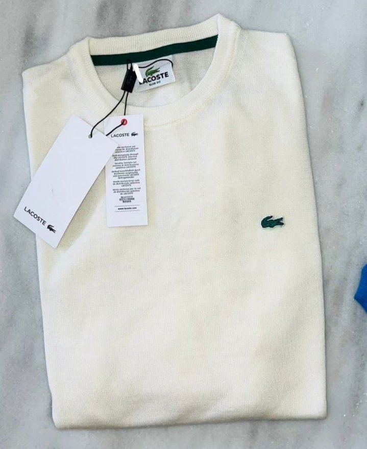 PULL POUR HOMME LACOSTE AVEC LONGUE MANCHETOUT TAILLE & COULEUR DISPONIBLE CETTE ARTICLE DISPONIBLE MAINTENANT 