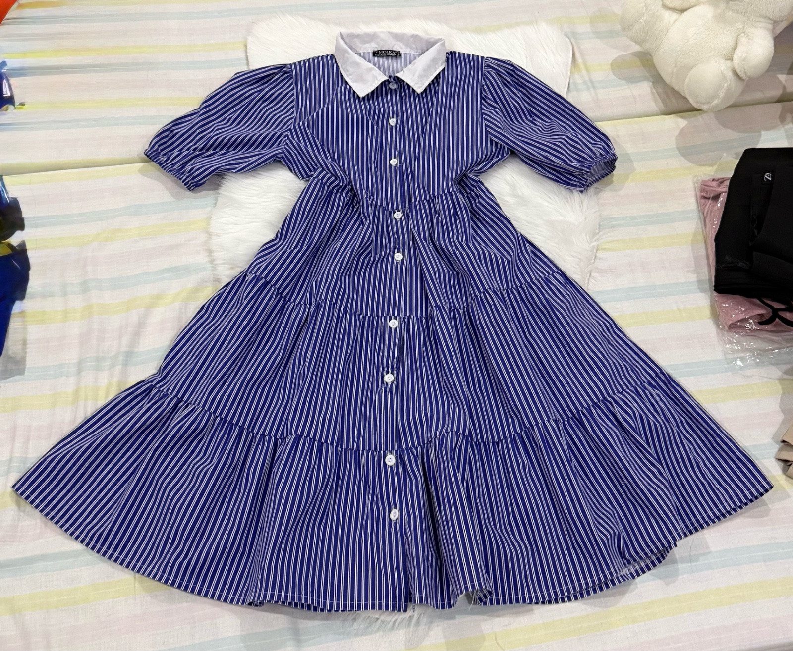 Robe chemise à rayures – Style Preppy