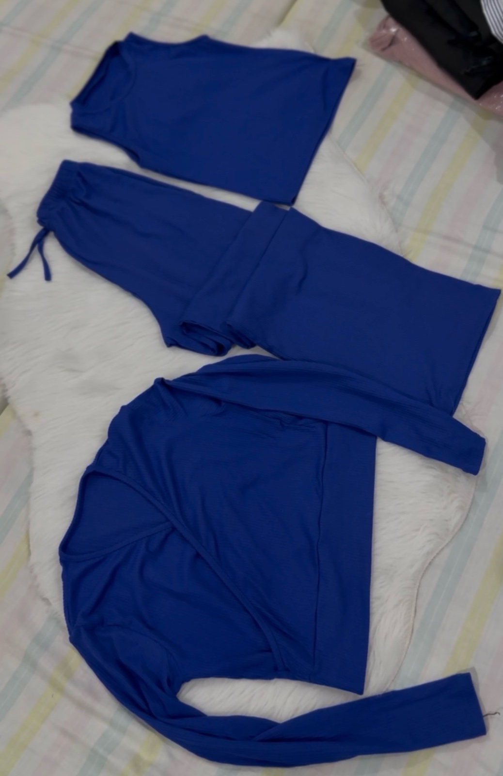 Ensemble Détente 3 Pièces Bleu Roi