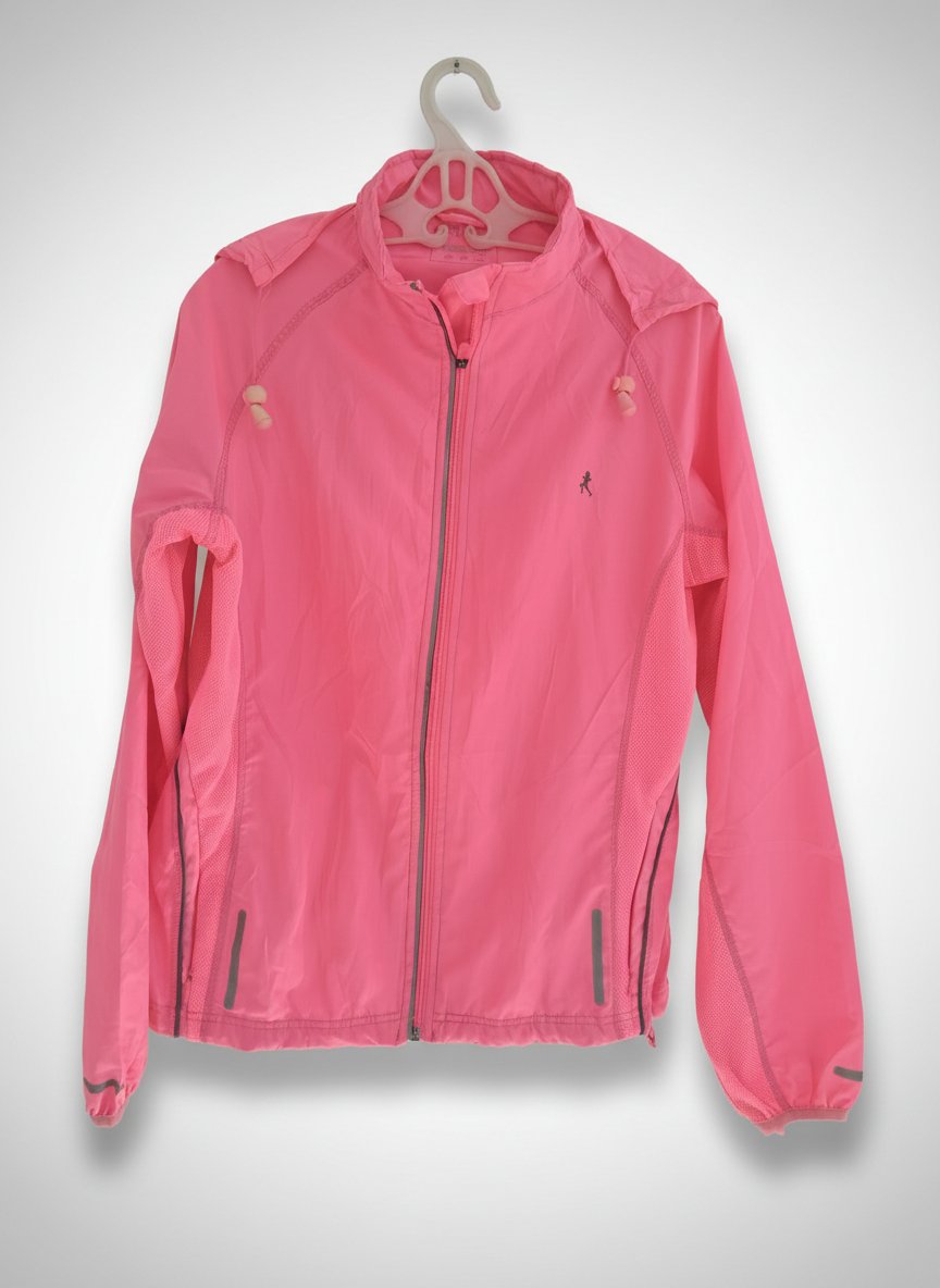 Veste de sport légère rose fluo – Idéale Running & Fitness