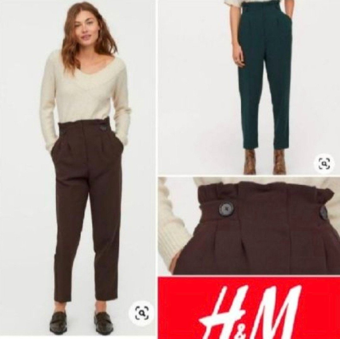 Pantalon taille haute 