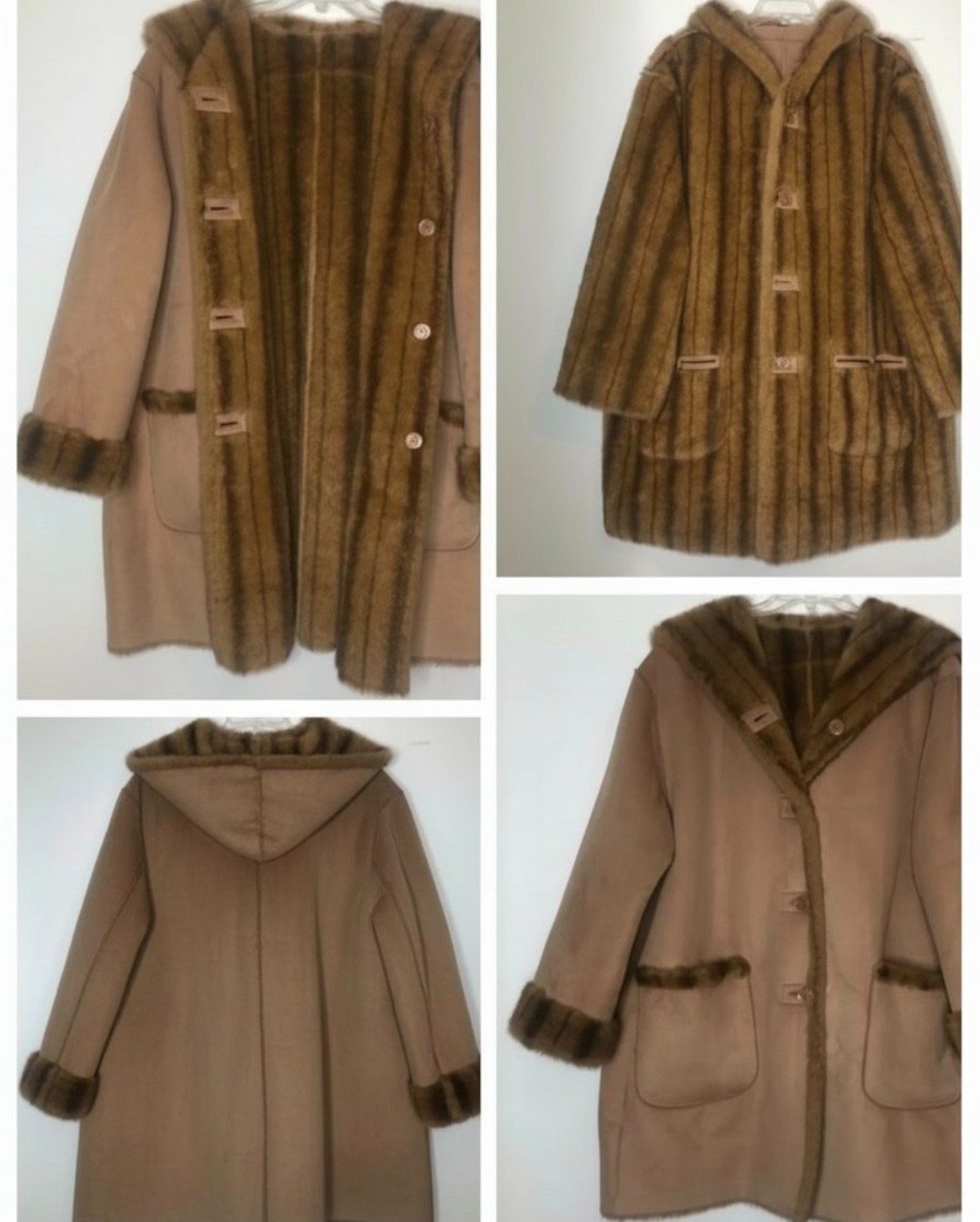 Manteau double faces