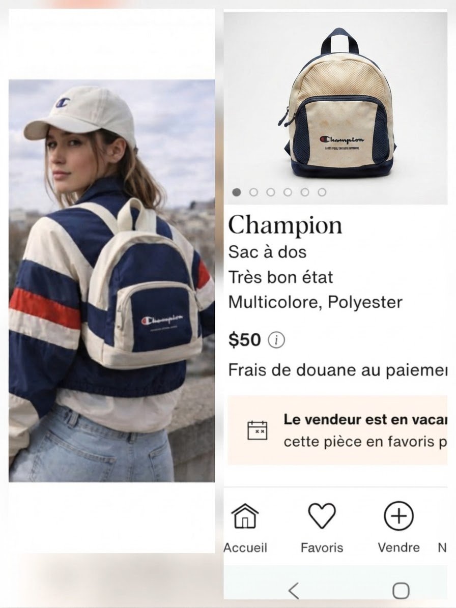 Petit sac a dos "Shampion"