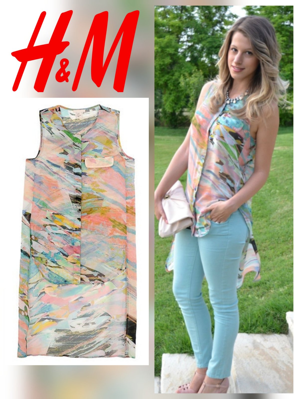 Chemise asymétrique