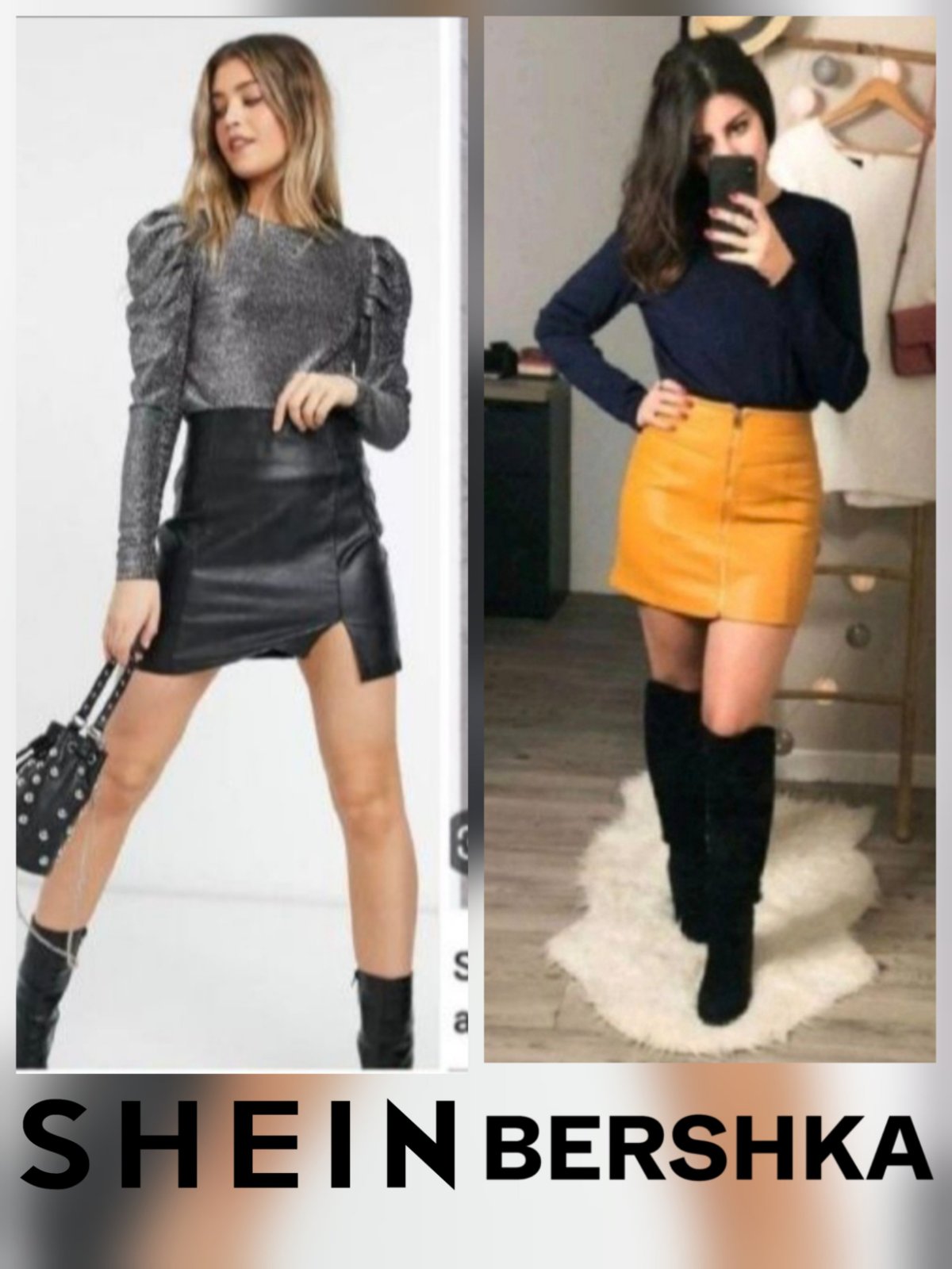 Jupe BERSHKA et pull SHEIN
