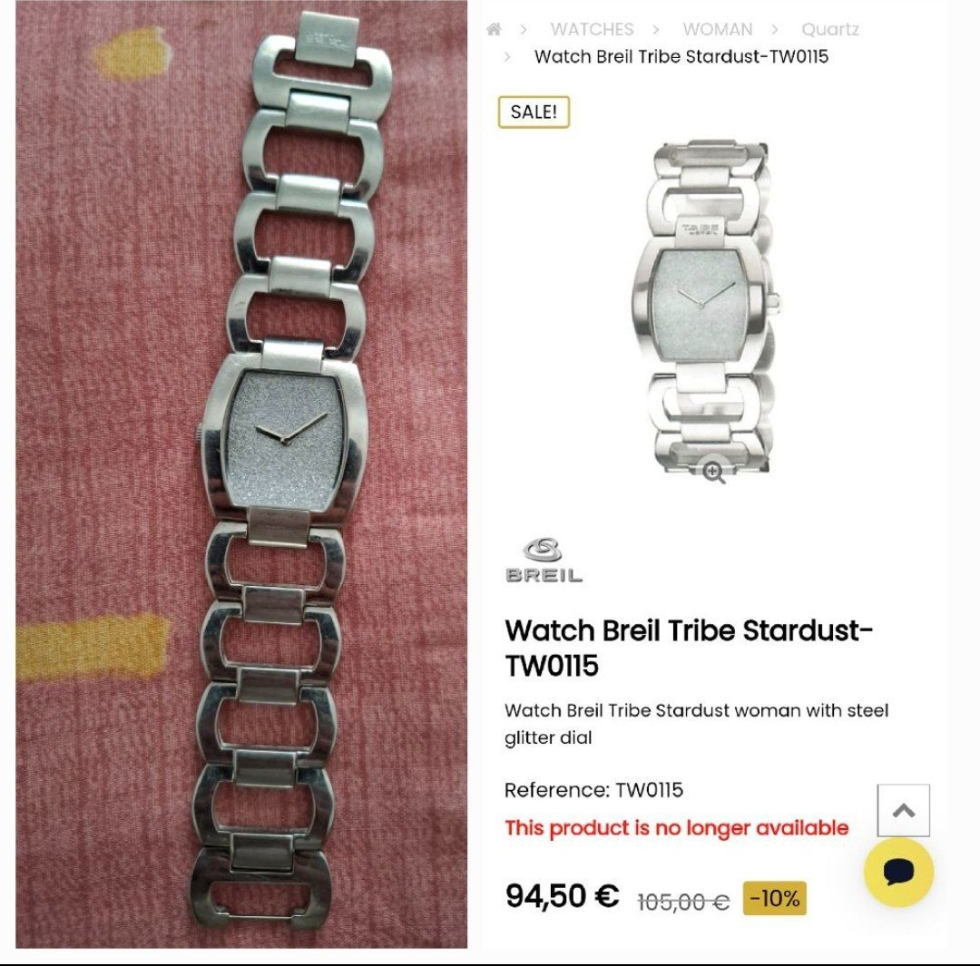 Montre "BREIL TRIBE" authentique