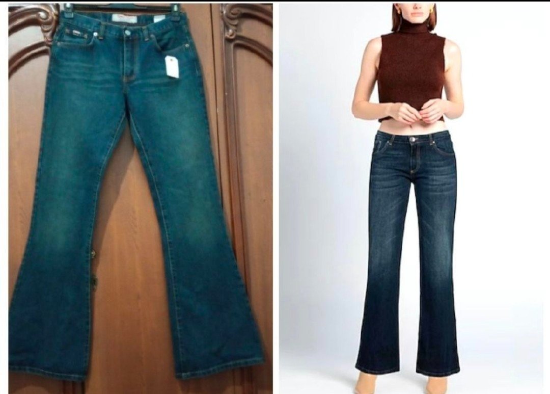 Pantolon jean patte d’élèphant 