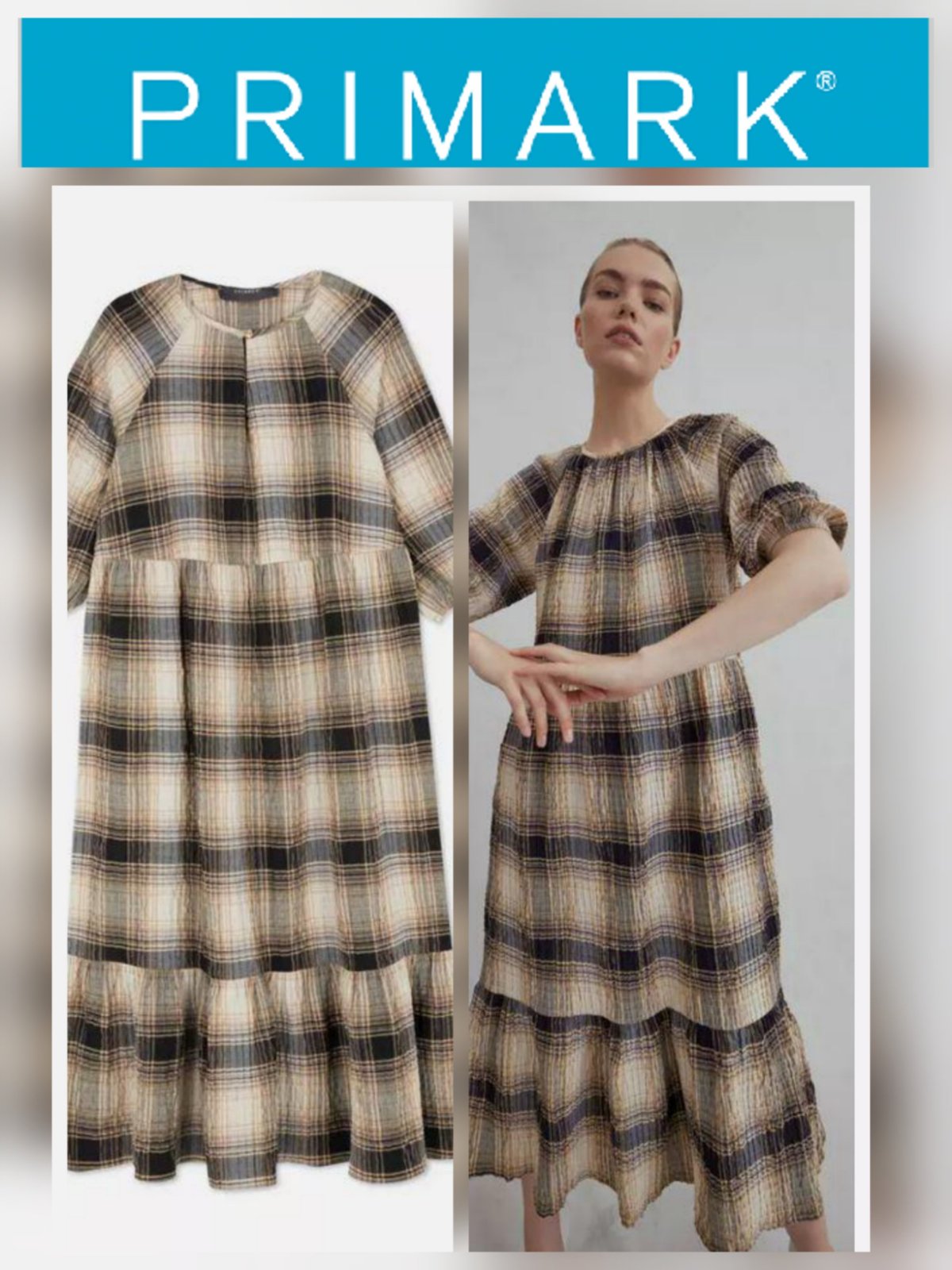 Robe à carreaux