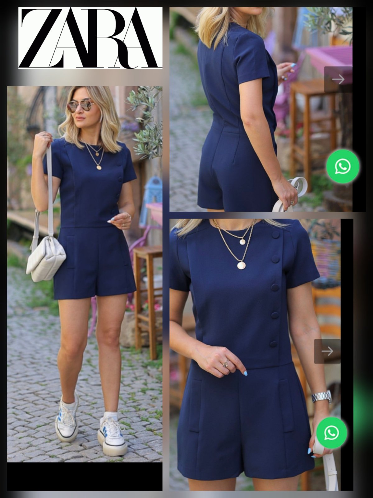 Combinaison short ZARA 