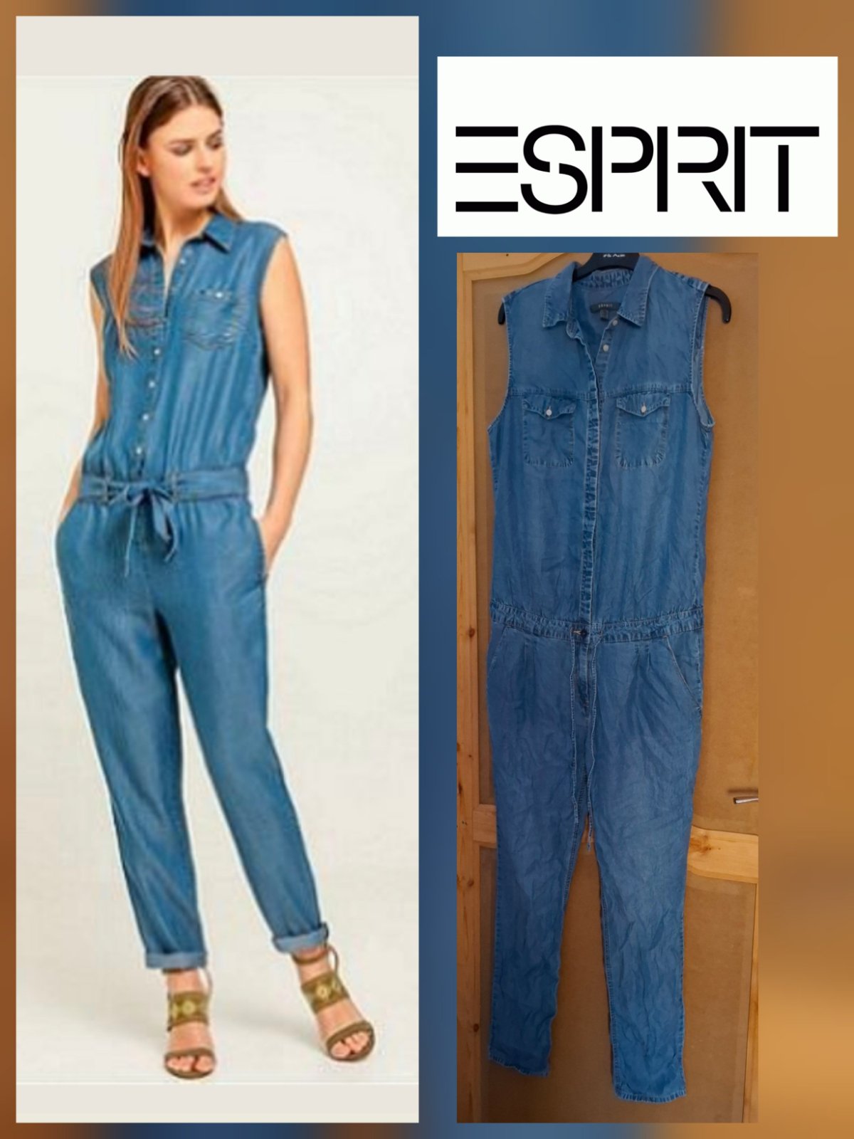 Combinison jean pour femme 