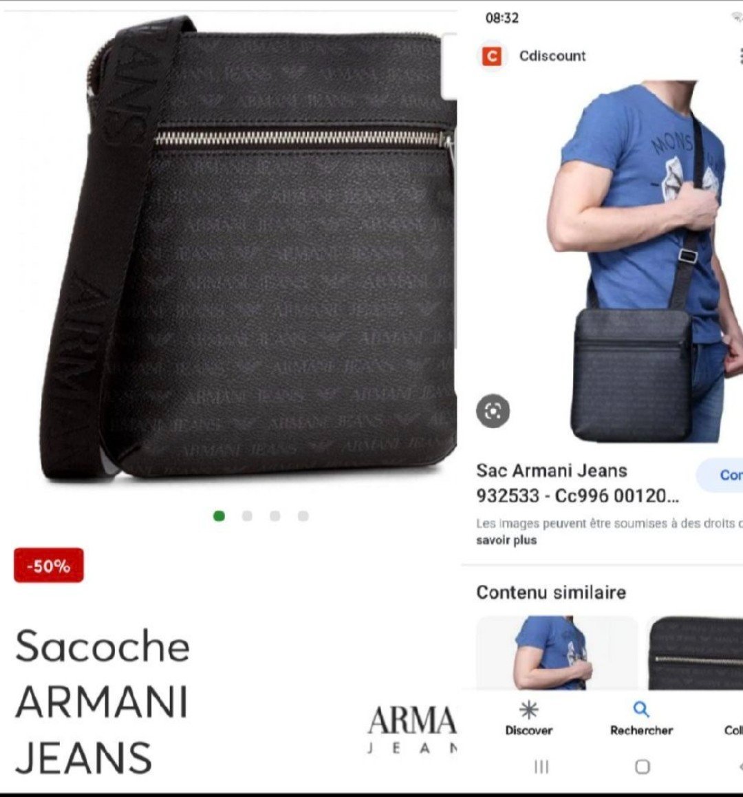Sac ARMANI authentique