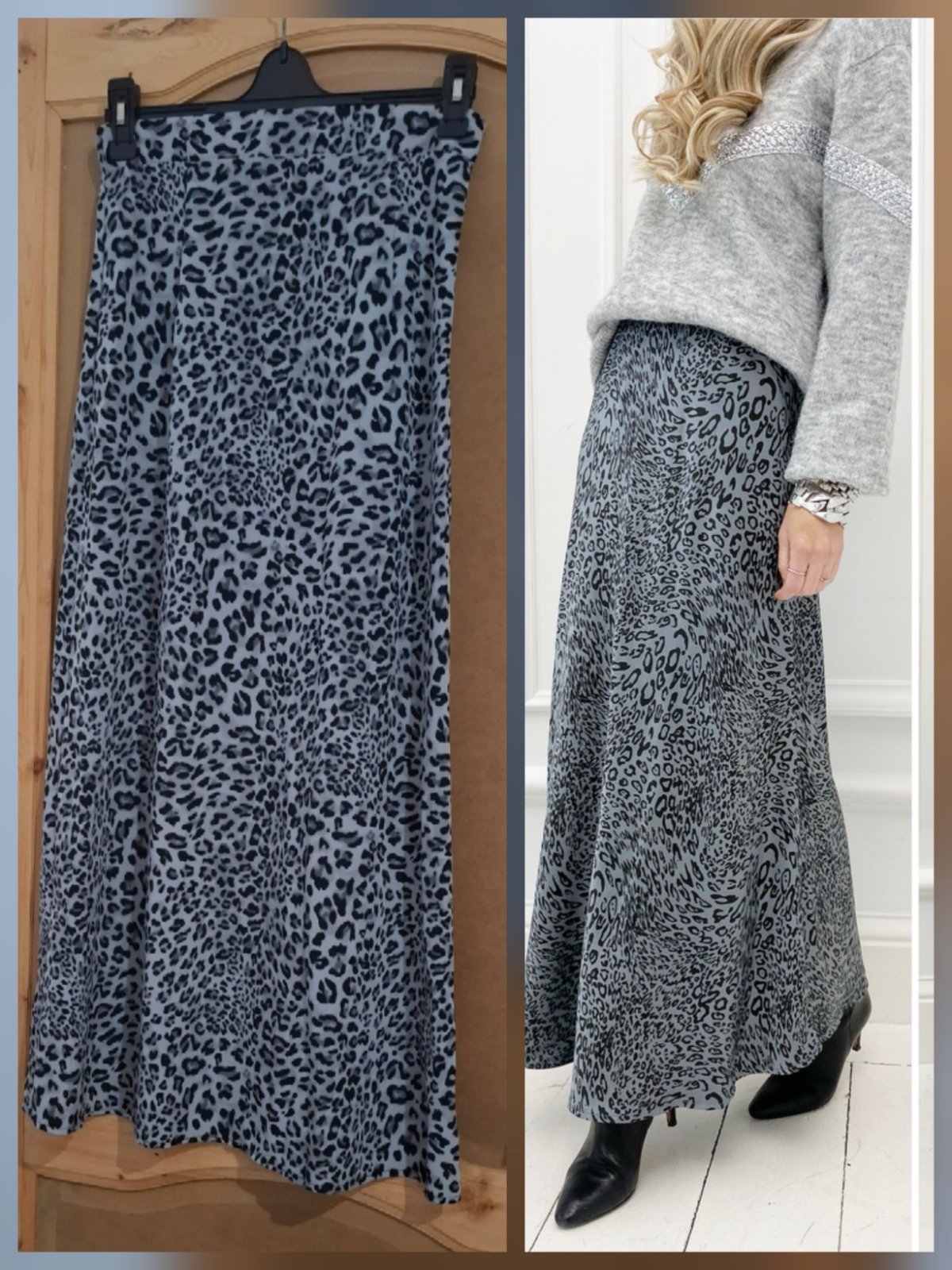 Longue jupe leopard d’étè taille 38/40
