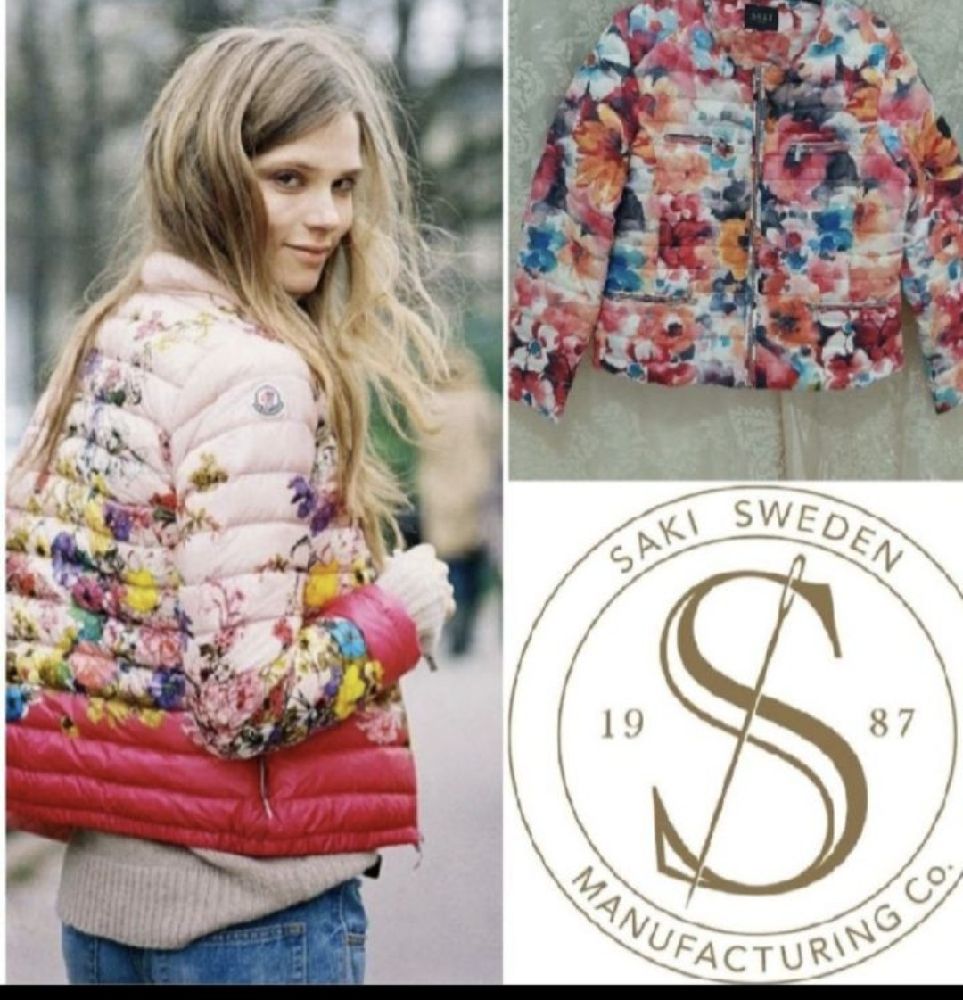 Manteau fleuri