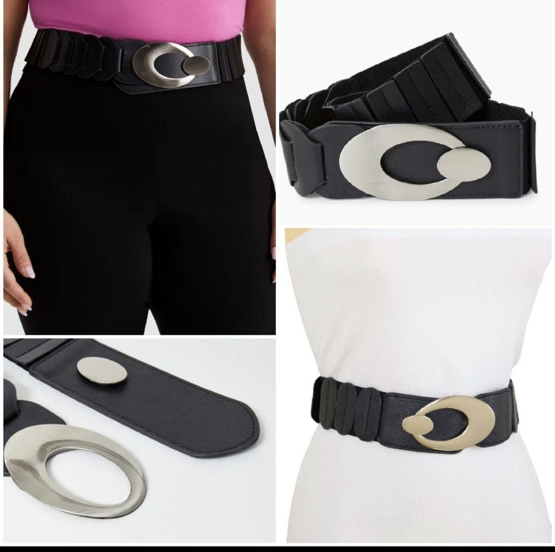 Ceinture elastique à boucle ovale ouverte