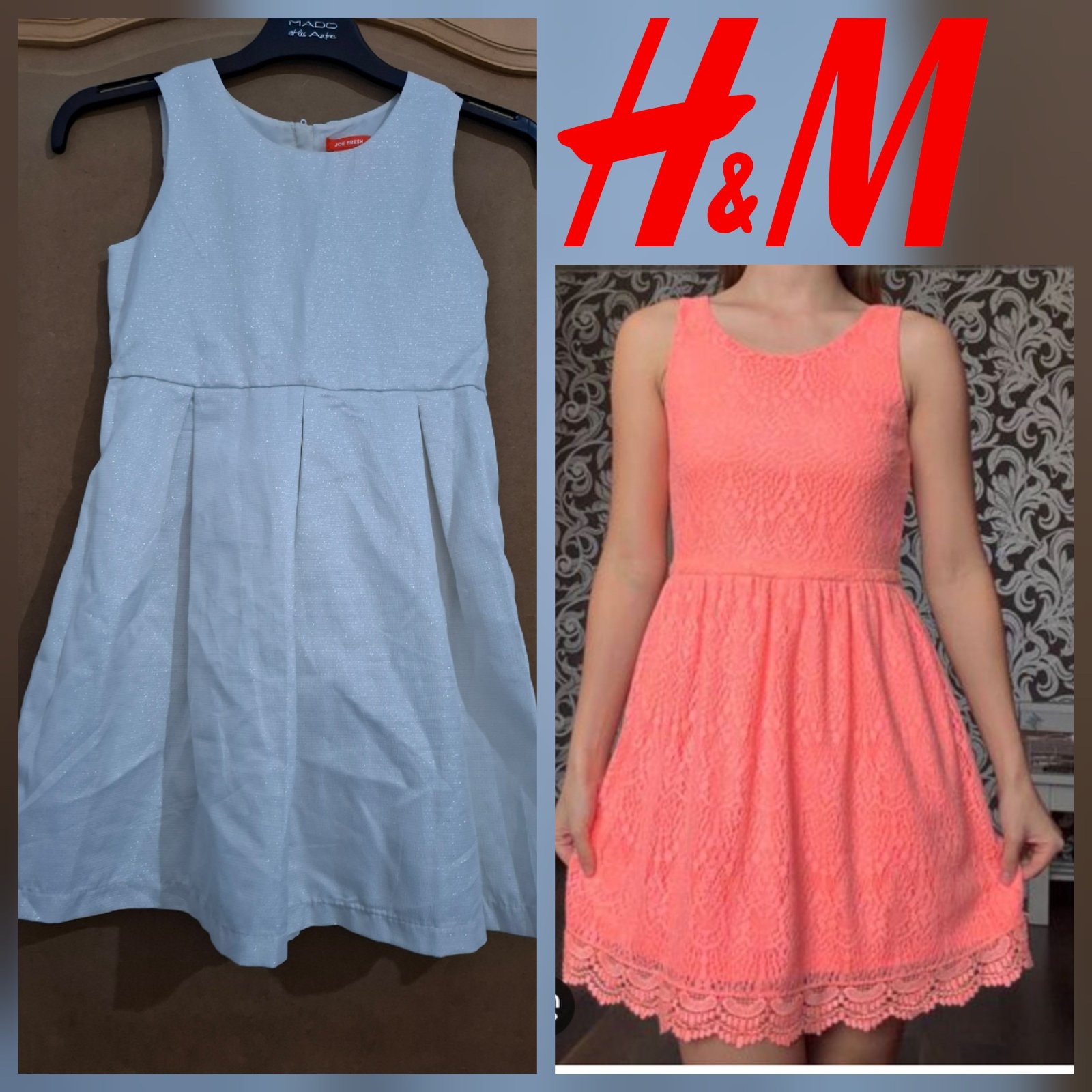 Deux robes fille 7/8 ans