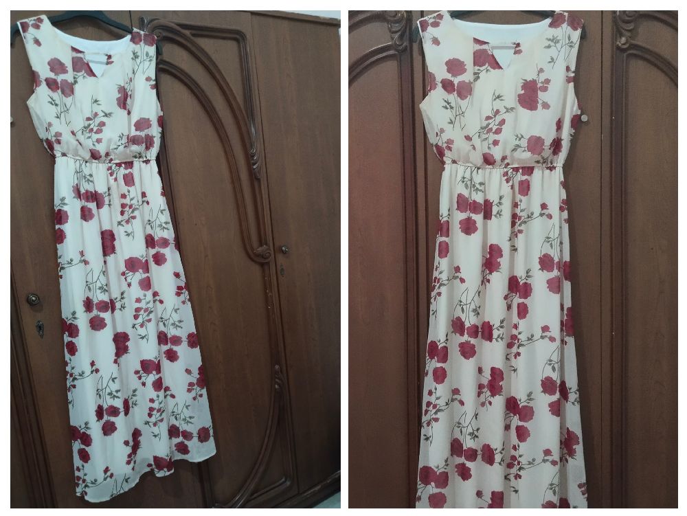 longe robe fleurie 