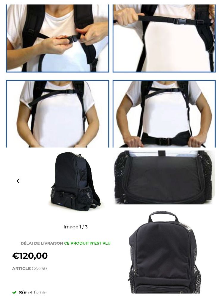 sac à dos INOGEN ONE