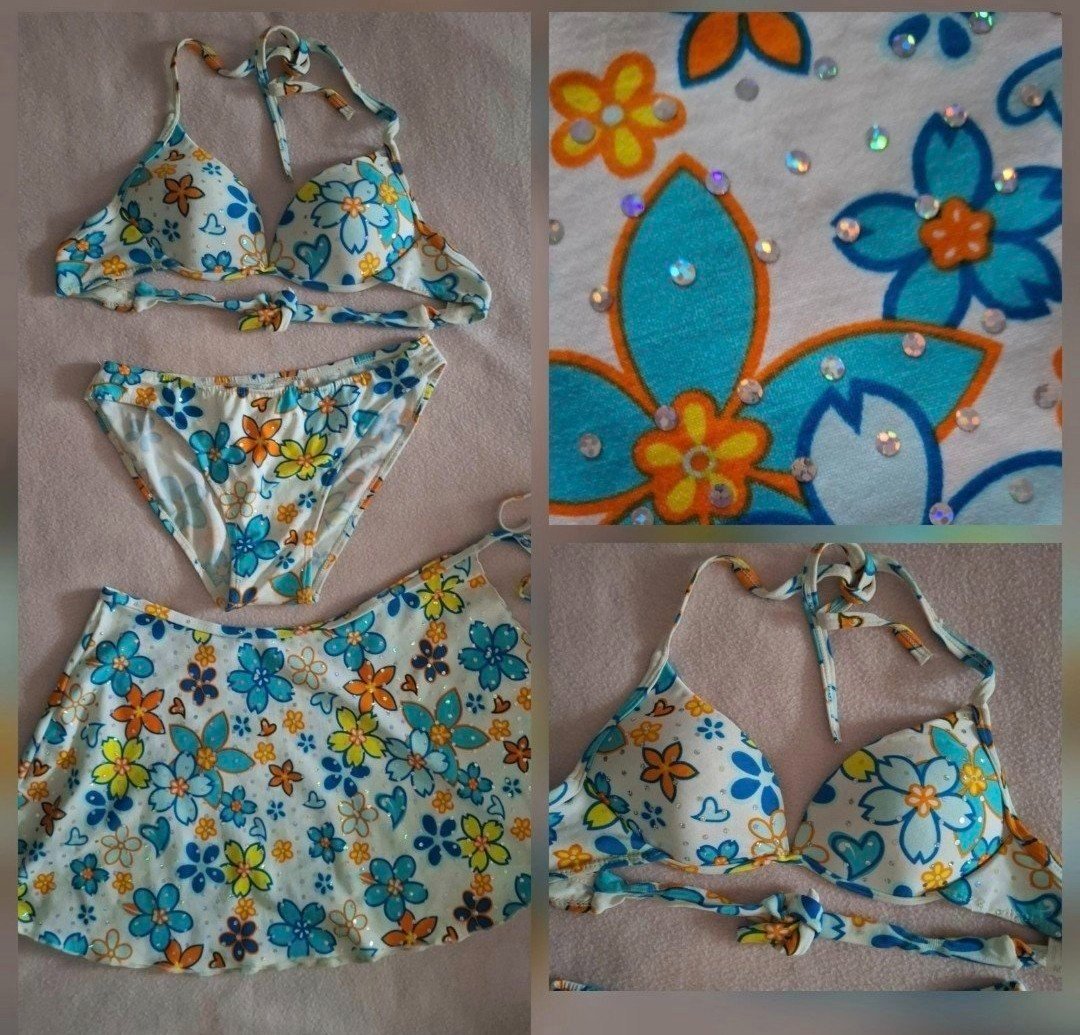 Bikini fille avec cache maillot 