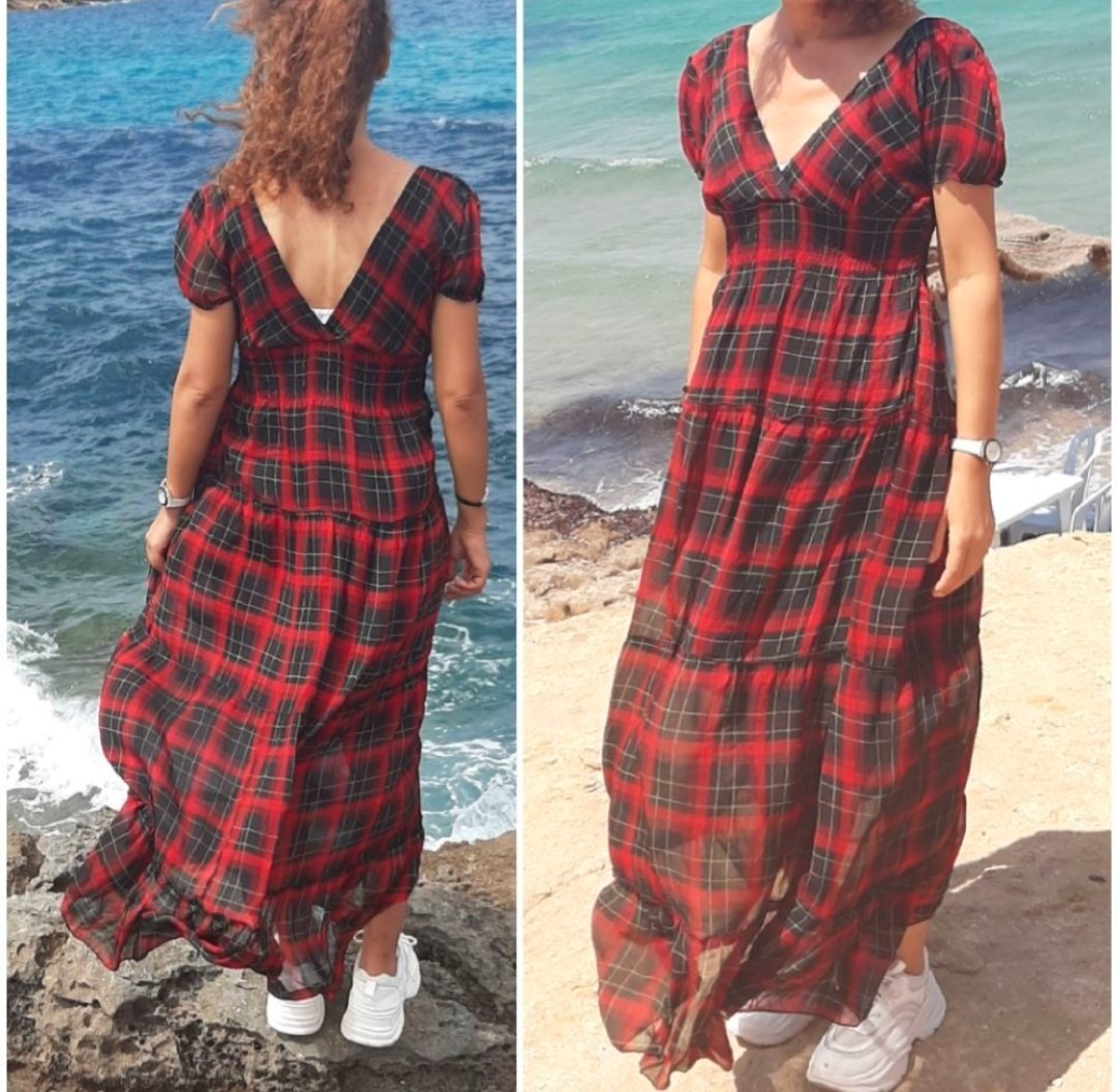 Robe à carreaux 