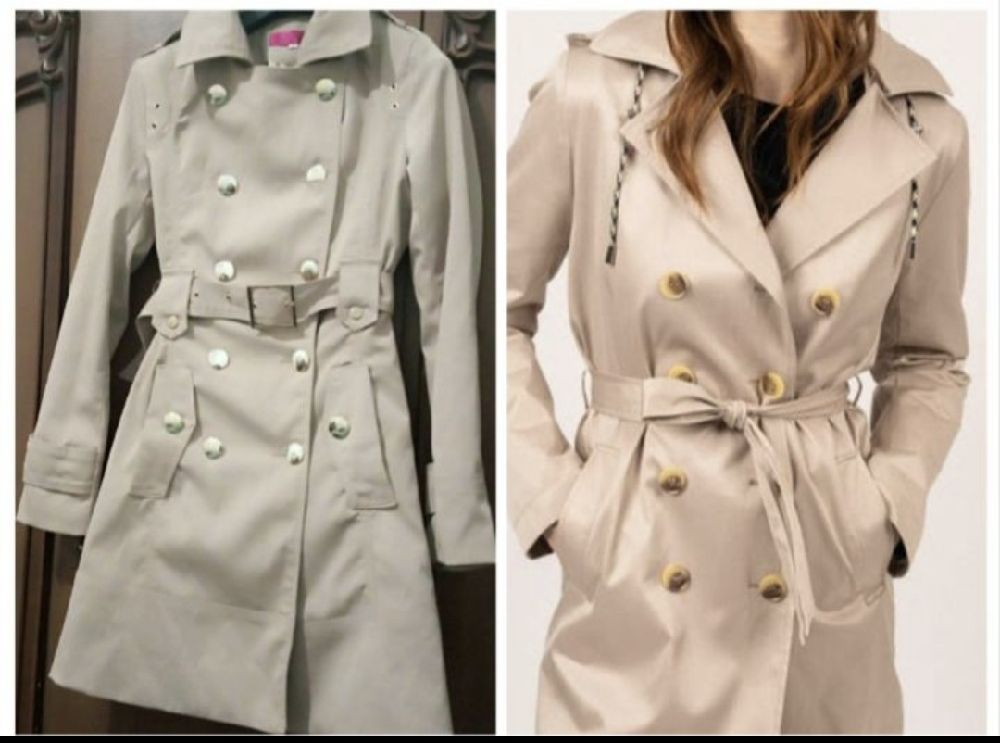 Longue manteau à ceinture 