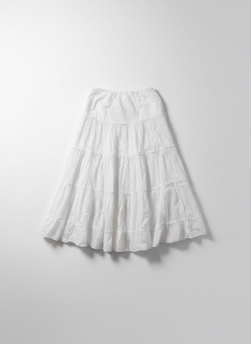 Jupe blanc maxi (photo reel)