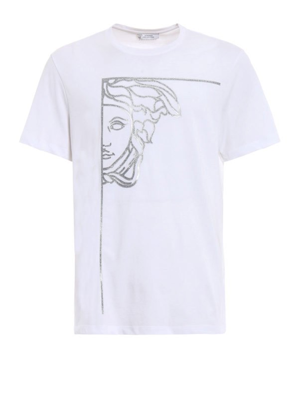 Gianni Versace Collection BIG SHINY SILVER LOGO