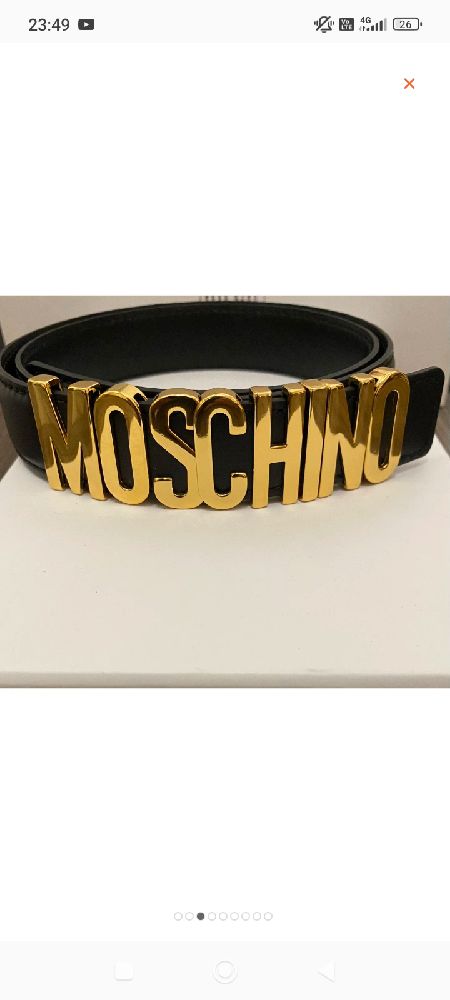 MOSCHINO Milano en Cuir 