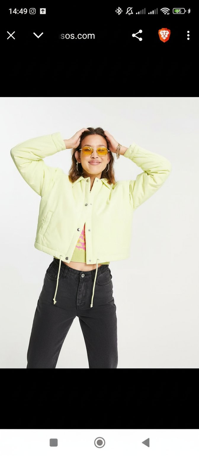 Doudoune jaune 
