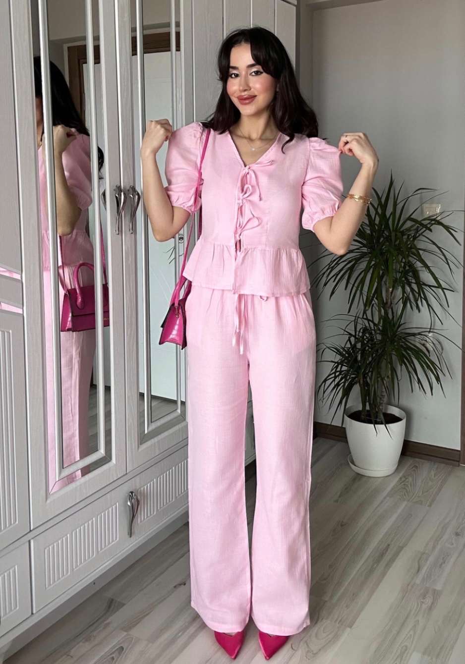 Set rose pastel 