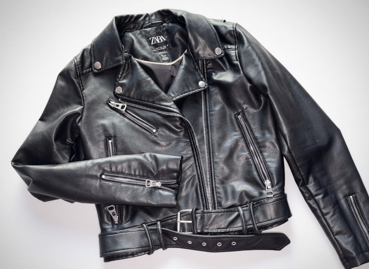 Veste en cuire 