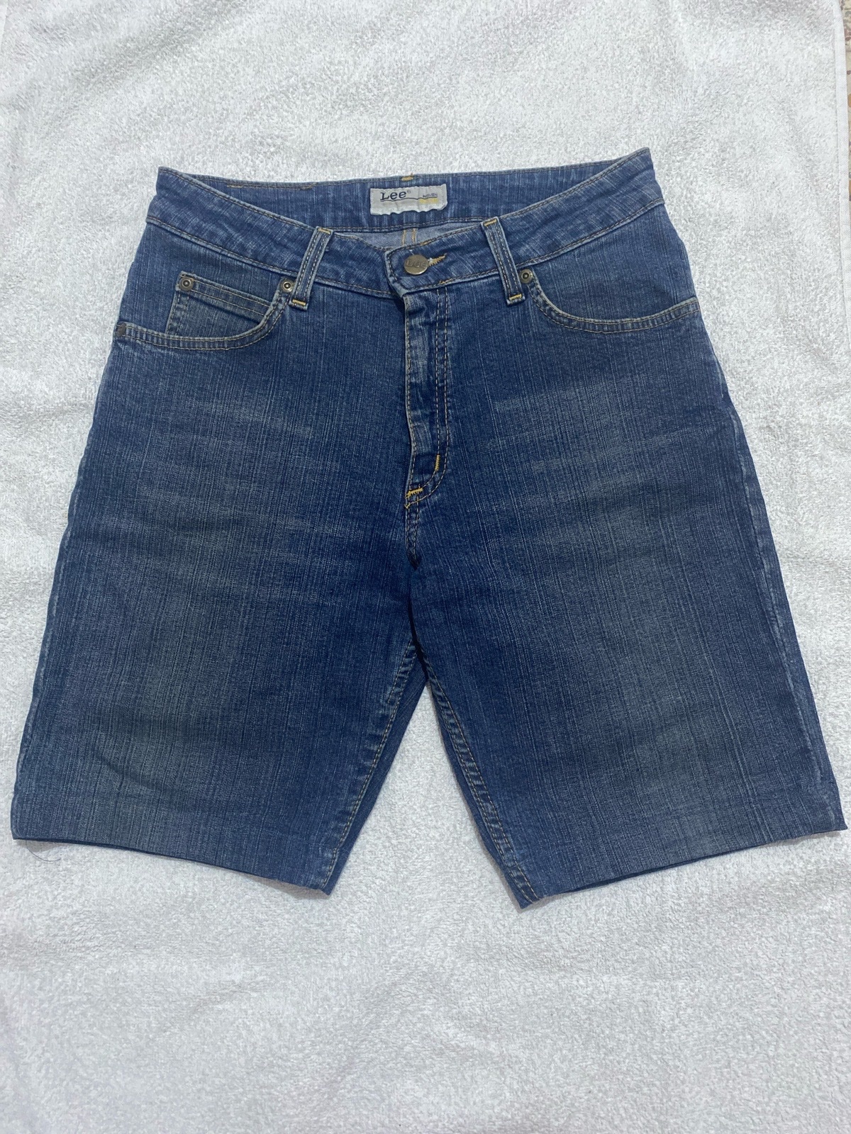 Short en jean bleu Lee