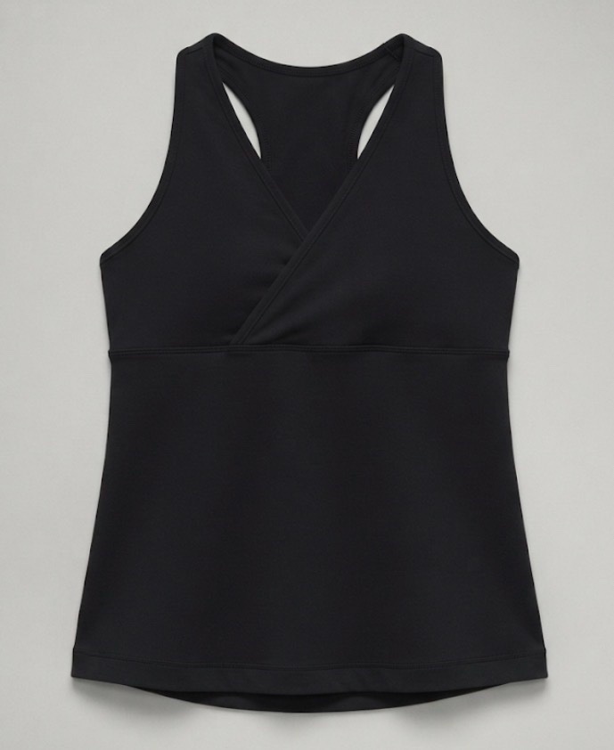 Débardeur de sport noir Lululemon avec soutien-gorge intégré