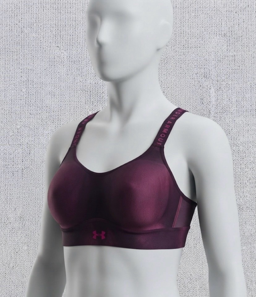 Soutien-gorge de sport Under Armour bordeaux