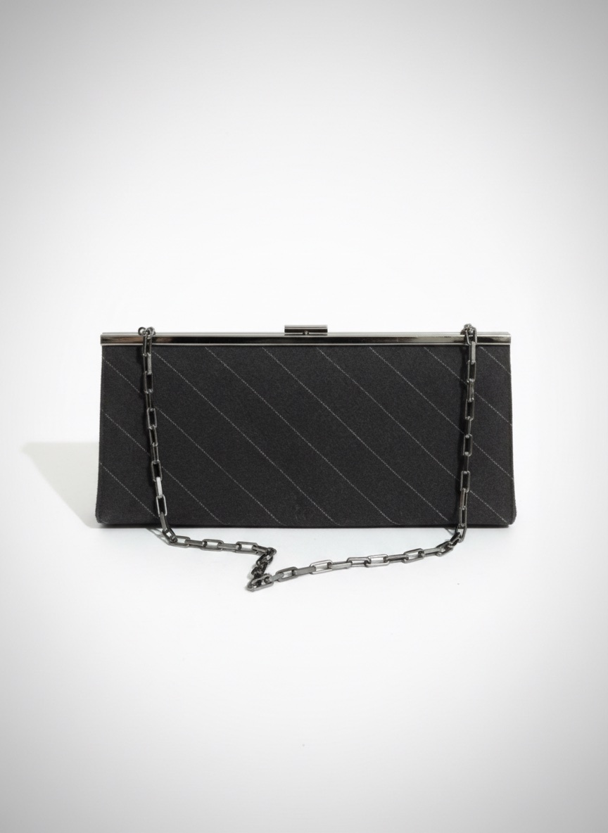 Sac gris et noir 