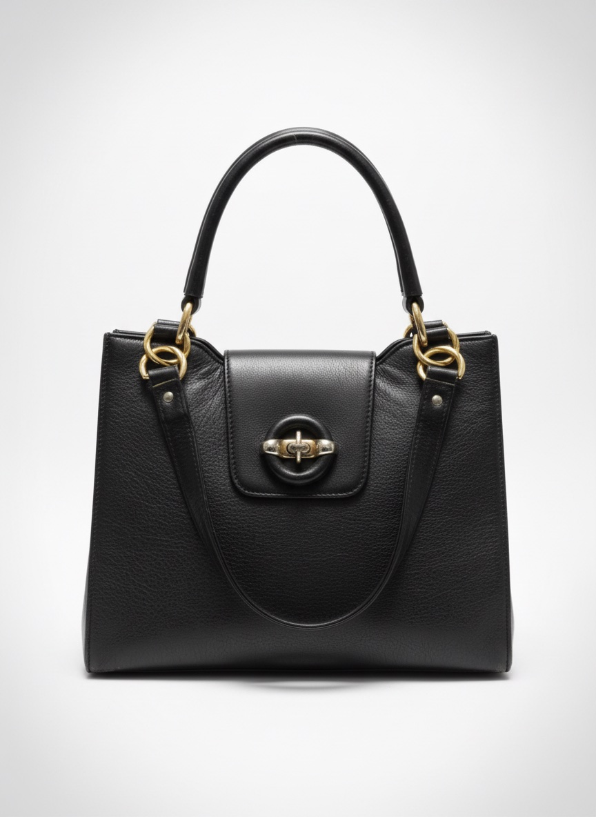 Sac noir vrai cuir 