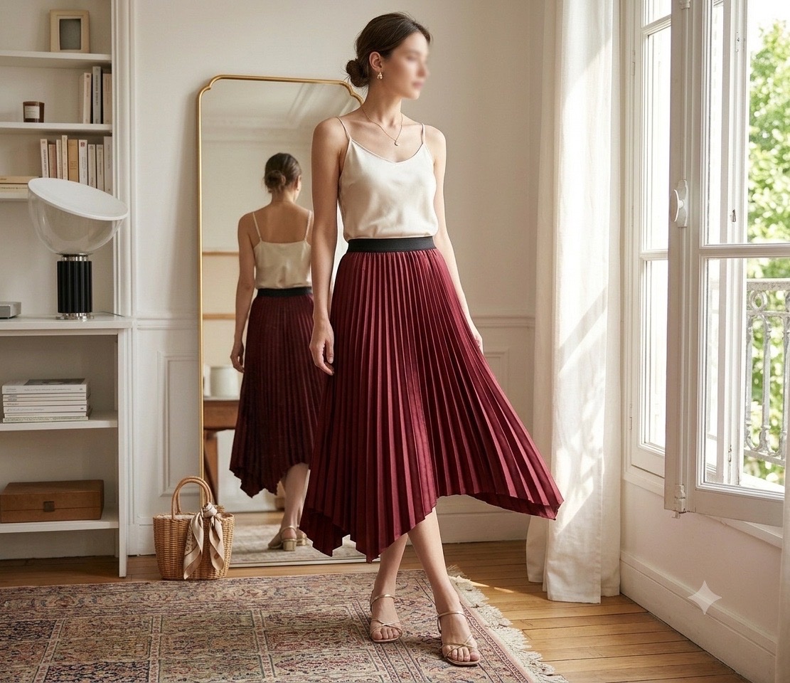 Jupe plissèe zara
