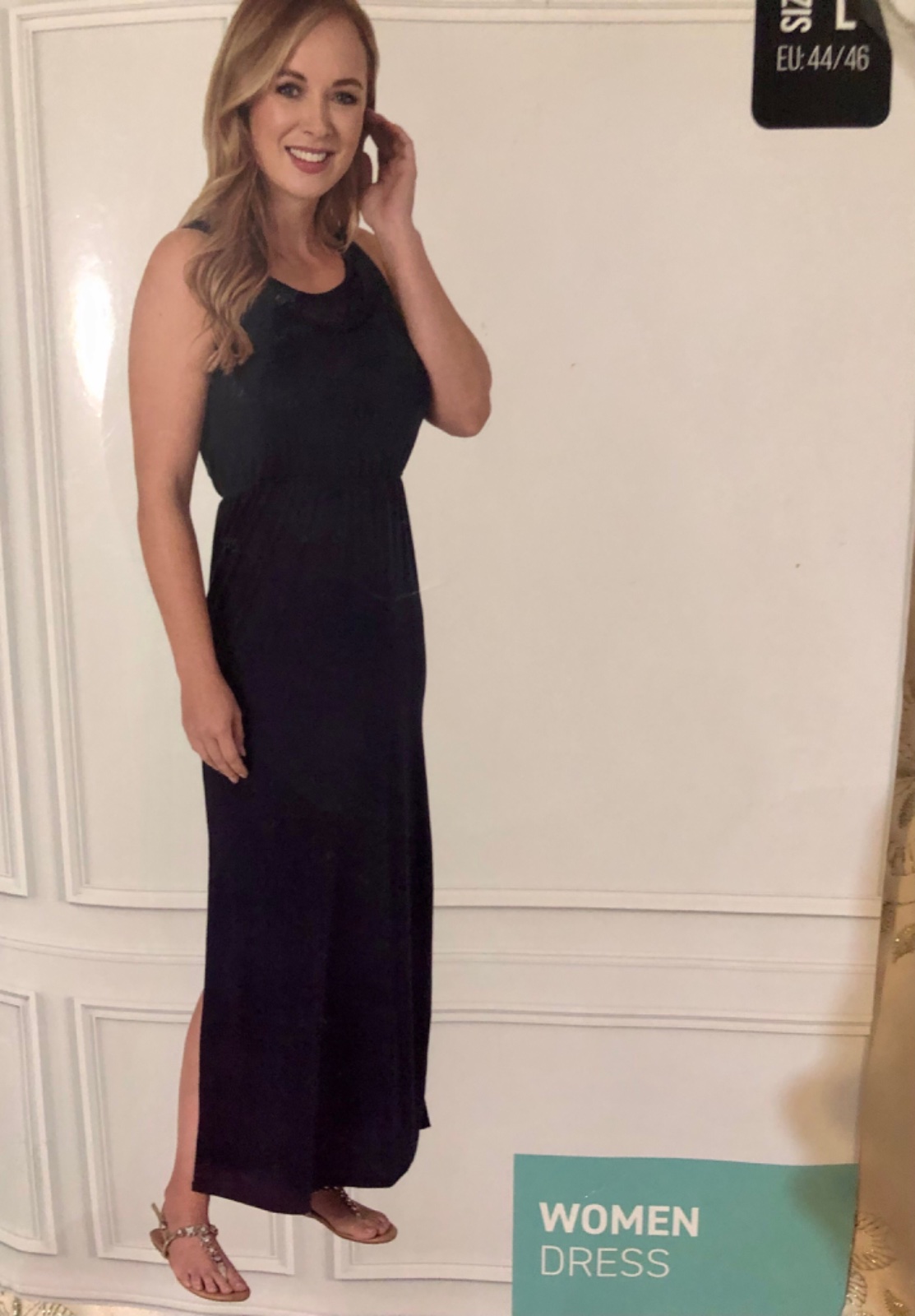 Robe bleu longue 
